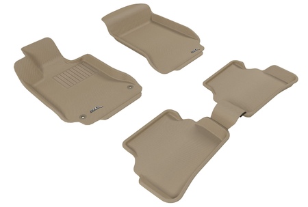 3D Коврики в салон бежевые Sotra LUX Mercedes-benz C-class (2007-2015) ST 74-00304